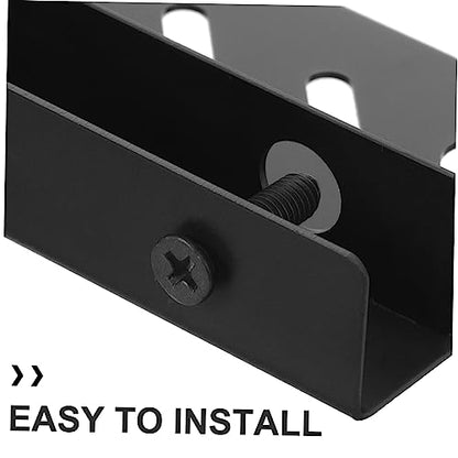 Mikikit Aquarium Tool Holder Wall-Mounted Organizer for Fish Tank Maintenance Tools and Stable Storage Rack for Aquatic Pruning Scissors and Tweezers Easy Installation Screws