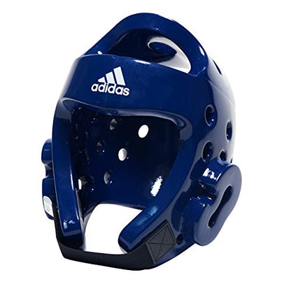 Adidas WT Taekwondo Martial Arts Dipped Foam Head Guard Protector - color: BLUE, size: Large