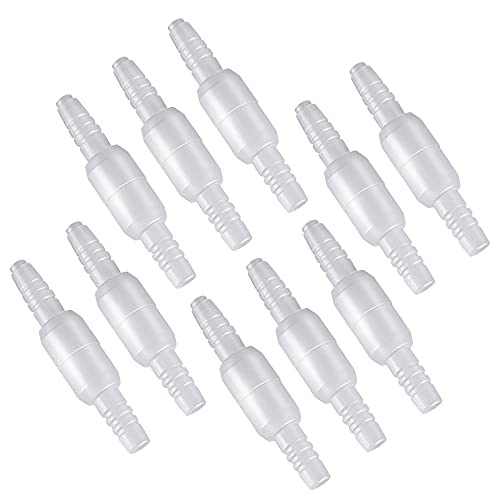 Oxygen Tubing Swivel Connector - 10 PCS Cannula Connectors, Avoid Tube Tangles (Male to Male)