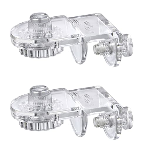 2pcs for Tank Screen Net Holders Anti Jumping Net Clamp Acrylic Fixed Clip Aquarium Accessories Holder Clips Aquarium Screen Net Cover Kit Fish Tank Anti Jump Net Cover