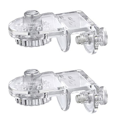 2pcs for Tank Screen Net Holders Anti Jumping Net Clamp Acrylic Fixed Clip Aquarium Accessories Holder Clips Aquarium Screen Net Cover Kit Fish Tank Anti Jump Net Cover