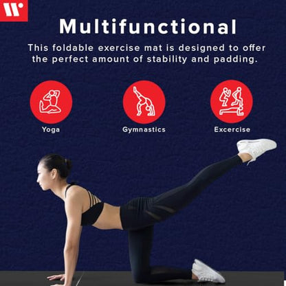 We Sell Mats Folding Exercise Mat - 2" Thick X-Large 4x8' - color: Black