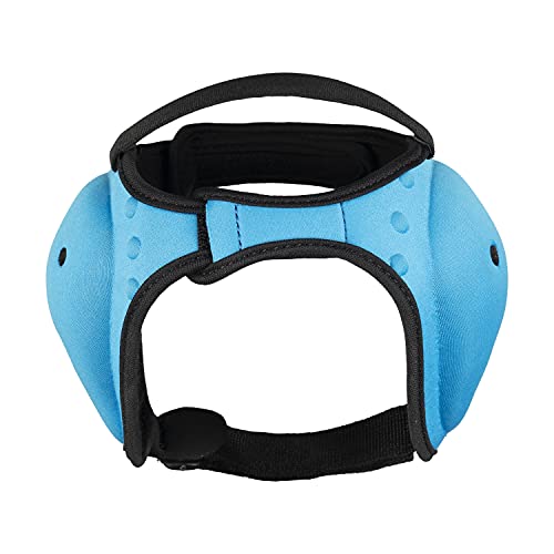 Wrestling BJJ Grappling Headgear - Adjustable Ear Guard - Ultra Soft Ear & Head Guard - Adult & Youth - color: Blue, size: Youth