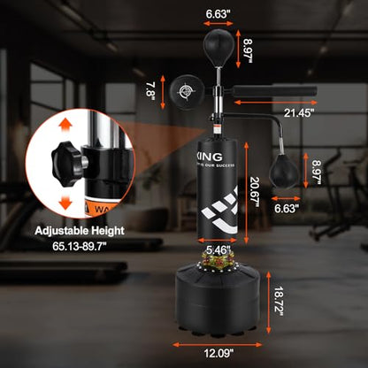 Hipicute Punching Bag with Stand