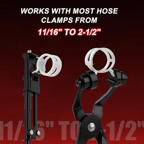 16PCS Hose Clamp Pliers, Hose Clamp Removal Tool Kit with Long Reach & Flexible Wire Tools for Fuel, Oil, Coolant, Radiator Hoses and Electrical Disconnect