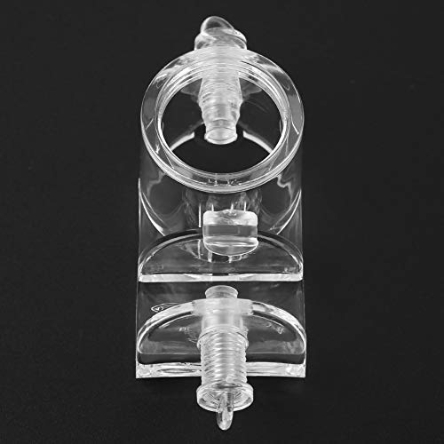 Acrylic Aquarium Pipe Clamp Fish Tube Holder Hose Clip for 22mm Dia Water Pipe
