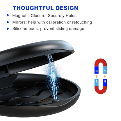 ARGOMAX Retainer Case with Magnetic Closure, 2-Pack Black - color: Black
