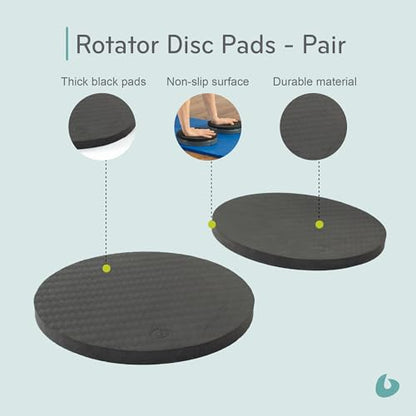Rotator Disc Pad for Precision Rotator Discs, Balanced Body, 12 in, Pair - size: Pair, 9 inch