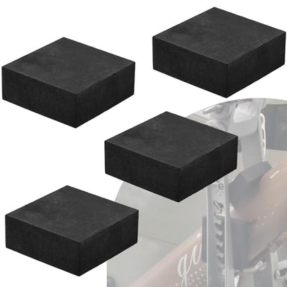 Rubber Blocks Anti-Vibration Hard Pads 2"/ 50mm Square Non-Slip Vibration Damping Mats for HVAC Air Compressor AC Units - 4 PCS 2" x 2" x 0.8" (20mm TH) - size: 0.8"/ 20mm Thickness
