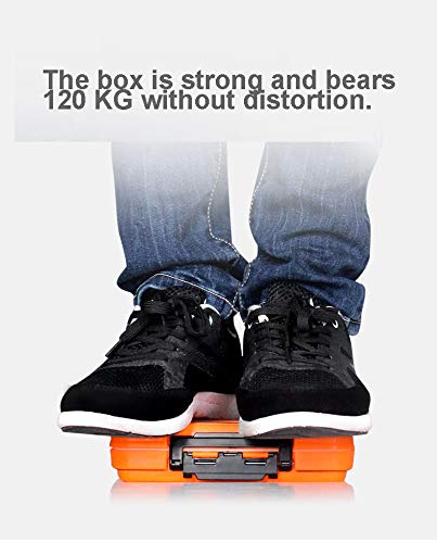 Fishing Lure Boxes, Waterproof Portable Tackle Box Organizer With Storing Tackle Set Plastic Storage - Mini Utility Lures Fishing Box, Small Organizer Box (Storage-O-M)