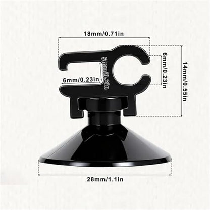 20Pcs Aquarium Suction Cup Clips Aquarium Air Tube Holders for Pump Power Cord Fish Tank Oxygen Tube Hose Buckle Wire Finisher