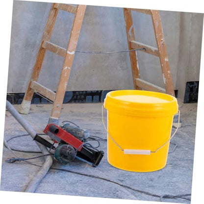 Plastic Storage Bucket with Lid Durable Food Storage Pail for Kitchen Laundry and Household Use Versatile Oil Milk and Bin Portable Design for