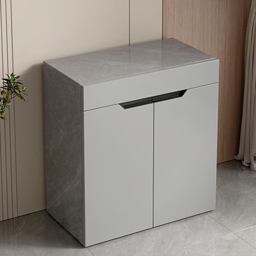 Minimalist Aquarium Cabinet Stand with Doors, Waterproof & Wear-Resistant, Adjustable Shelves for 60x30cm Fish Tanks, Perfect Furniture for Home Decor