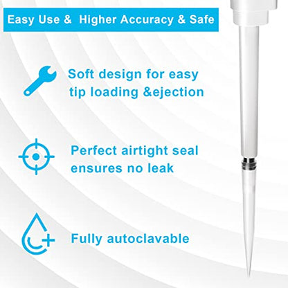 ONiLAB Pipette Tips 5000 UL/ 5mL 100 PCS Laboratory Universal Plastic Liquid Pipettor Tips Polypropylene (PP) Autoclavable, Transparent, 5mL(100PCS)