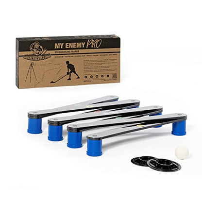 Hockey Revolution Lightweight Stickhandling Training Aid, Equipment for Puck Control, Reaction Time and Coordination - style: My Enemy PRO