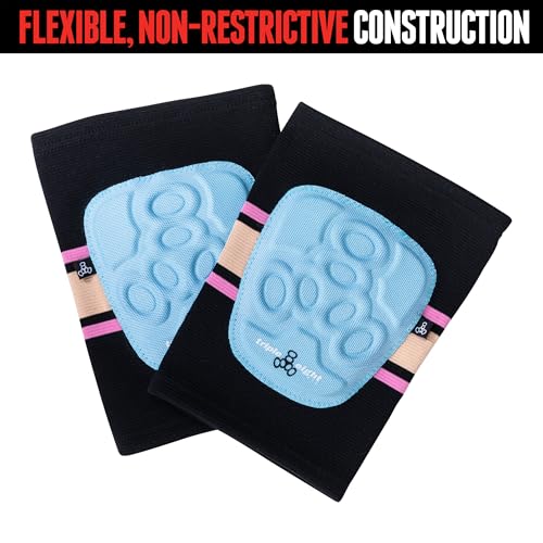 Triple Eight Covert Elbow Pads – Ideal for Roller Skating, Biking, BMX, and Skateboarding - color: Sunset, size: Large