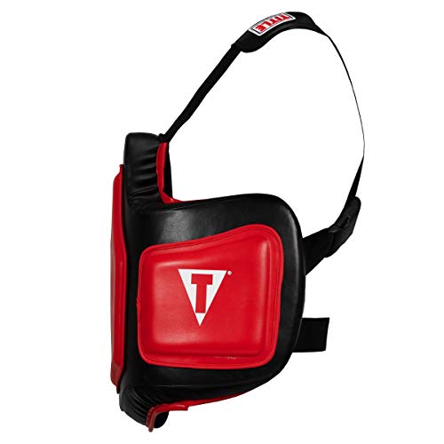 TITLE Boxing Classic Command Body Protector 2.0, Black/Red - Boxing Body Pad, Boxing Equipment