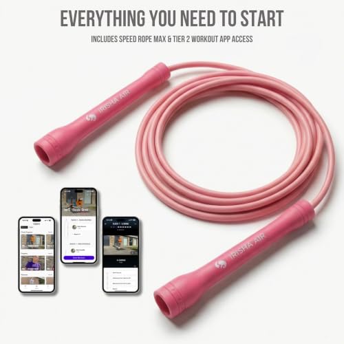 Elevate Rope Jump Rope for Men & Women, 5mm PVC Cable, 10 ft Adjustable - color: Purple/Green