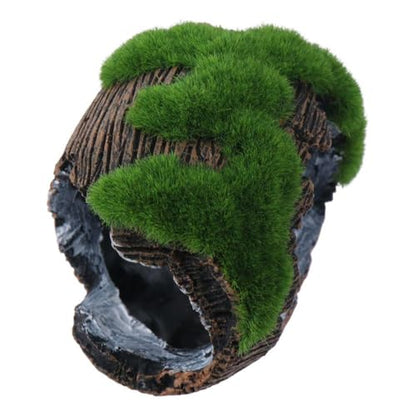 Fish Hiding Cave Fish Tank Ornaments Decorations Cask Broken Barrel for Tank Fish Cave Hide 8.5x6.5x7 cm