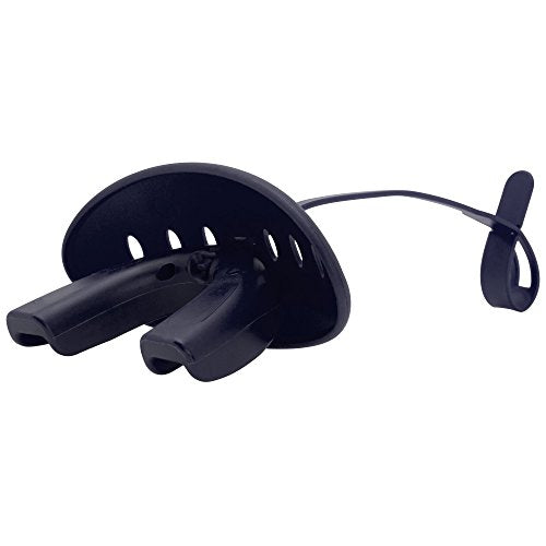 ADAMS USA 3-In-1 Lip Protector Varisty Mouth Guard with Strap - color: Navy Blue