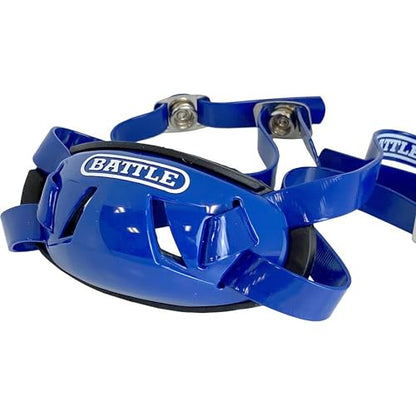 Battle Sports Shell Football Chin Strap - color: Blue, size: Youth