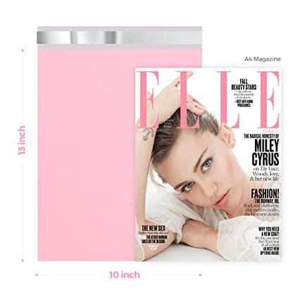 Metronic Poly Mailers 10X13 200 Pack, Strong Adhesive Shipping Envelopes for Clothing, Medium Shipping Bags for Small Businesses, Waterproof Mailers Poly Bags, Packages Bags Light Pink - size: 10x13 200PC