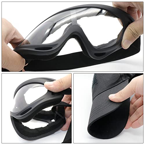 Airsoft Mask with Goggles, Foldable Half Face Airsoft Mesh Mask with Ear Protection for Paintball Shooting Cosplay CS Game - color: BB-3PCS, size: 3pcs