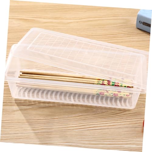 Ciieeo Plastic Refrigerator Storage Boxes 2pcs Rectangular Food Sealing Crisper for Meat Fish Produce Fresh Preservation