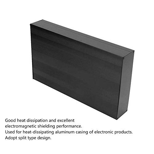 Aluminum Enclosure Case, DIY Project Box for Electronic, DIY Electronic Enclosure Box, 50 x 178 x 300mm/2 x 7 x 11.8 inch