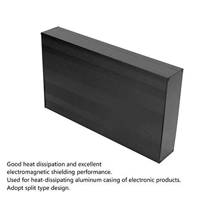 Aluminum Enclosure Case, DIY Project Box for Electronic, DIY Electronic Enclosure Box, 50 x 178 x 300mm/2 x 7 x 11.8 inch