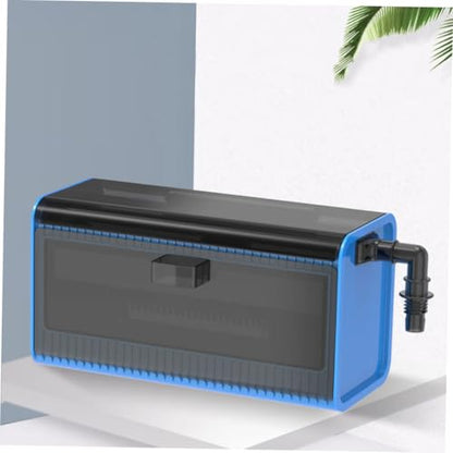Kisangel Box Fish Tank Water Drip Box Efficient Filtration Cleaning Tool for Home Aquarium Easy to Use Wall-Mounted Design Suitable for Tank