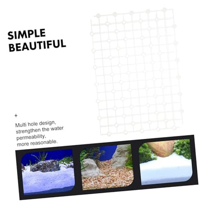 2pcs -Resistant Aquarium Divider Panels for Fish Tank Professional Gravel Board Isolation System Easy to Install Bottom Accessory