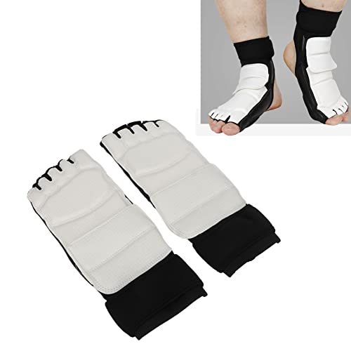 Fabater Taekwondo Foot Protector, Training Boxing Martial Arts Boxing Punch Bag Sparring Muay Thai Kung Fu Feet Protector, Foot Guard Protective TKD Foot Gear Support for Men Women Kids