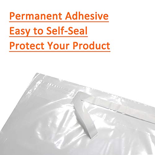 1000 Count 6x9 Inch Self Seal Clear Poly Bags with Suffocation Warning for Packaging, Shipping with Permanent Adhesive(1.5mil) - size: 6x9 Inch (1000 Count)