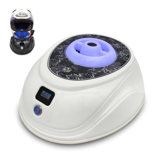 Helmet Dryer, Helmet Cleaner Deodorizer Machine, Fits All Helmet Sizes - color: White