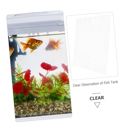 Yardwe Fish Tank Divider Panel Transparent Acrylic Separator for Aquariums Easy to Install for Fish Isolation and Breeding Includes Cups