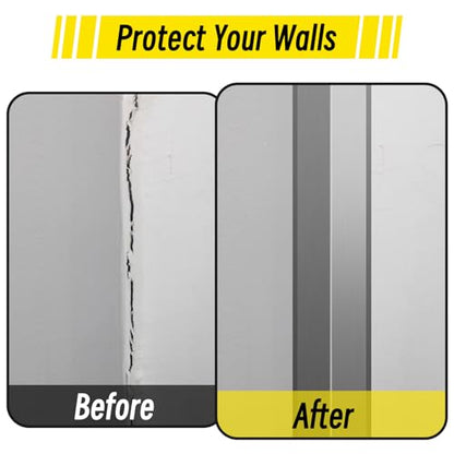 Steel Corner Guards 2 x 2 x 48” Metal Protector, 6 Pack Metal Wall Corner Protector T304 Stainless Steel Wall Molding Trim (Silver)