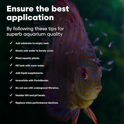 Brightwell Aquatics FlorinVolcanīt Rio Escuro-F – Volcanic Substrate for Freshwater Planted & Shrimp Aquariums – Boosts Root Growth, Lowers GH & pH, 2lb