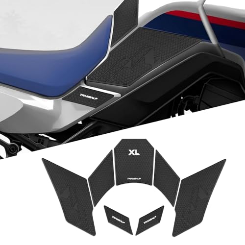 For XL750 Transalp XL-750 Transalp Xl750 Transalp 2026 2025 2024 2023 Tank Grip Motorcycle Fuel Tank Decals Fuel Tank Protection Pads Self-Adhesive Fish Bone Stickers Rubber Fuel Tank Stickers