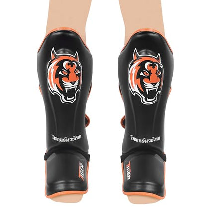 Shin Guards MMA Martial Arts, Muay Thai, Kickboxing, Leg Instep Protection Pads, Kicking, Sparring, Training Gear, Karate, Boxing, Taekwondo - Unisex (Medium/Large/Extra Large) - size: X-Large