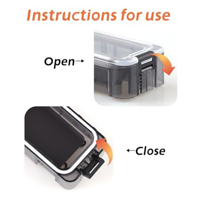 Tackle Box Organizer - 4PC Small Boxes with Magnetic & Waterproof Tackle Trays, Luminous Tackle Storage System, Portable Customizable Compartments for Fishing Gear Organization On-the-Go (Anglers)