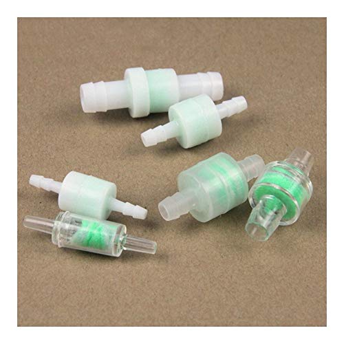 Pipe connector 20pcs O.D 4/6/8/10/12mm Water Tank Filter Water Purifier Soft Hose Connector Coupling For Fish Tank Accessory (Color : White, Size : Outer Dia.6mm) Plumbing Fittings
