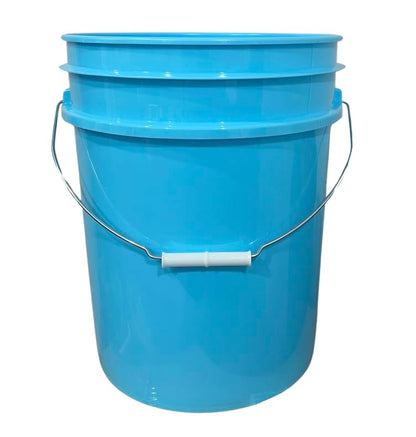 5 Gallon Premium HPDE Plastic Bucket - Made in USA Food Grade Storage Container, BPA Free All Purpose Pail (2, Aqua) - color: Aqua
