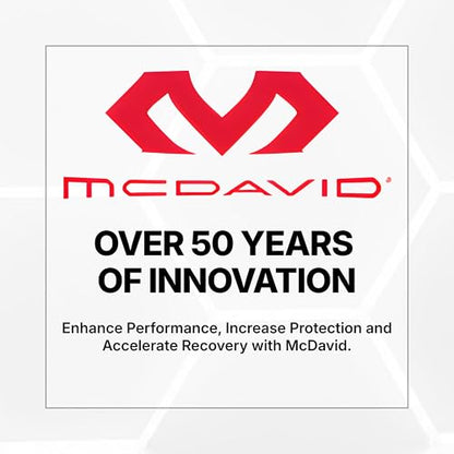 McDavid Moisture Wicking HEX Technology Knee Sleeves for Women/Men, Elbows & Shins Protection, Hex Pads - color: Black, size: Large