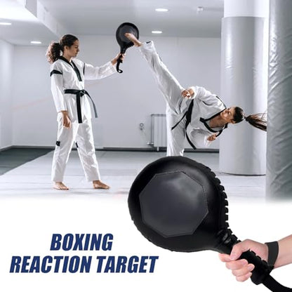 Boxing Target Reinforced Stitching Adjustable Portable Lightweight - color: Gray