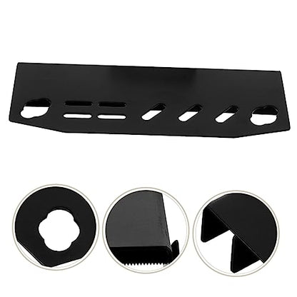 FRCOLOR Aquarium Tool Holder Organizer Rust-Proof Black Stainless Steel Rack for Fish Tank Tweezers Aquascaping Maintenance