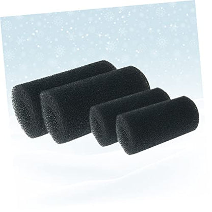 Levemolo 4pcs Fish Tank Filter Sleeve Pre-Filter Sponges Inlet Covers for Large Aquariums Easy to Use Safeguard for Fish