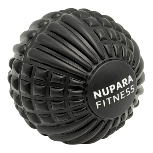 Foam Trigger Point Massage Ball | 5 Inch Massage Ball | Large Massage Ball, Trigger Point Release Ball, Foam Massage Ball - color: Black