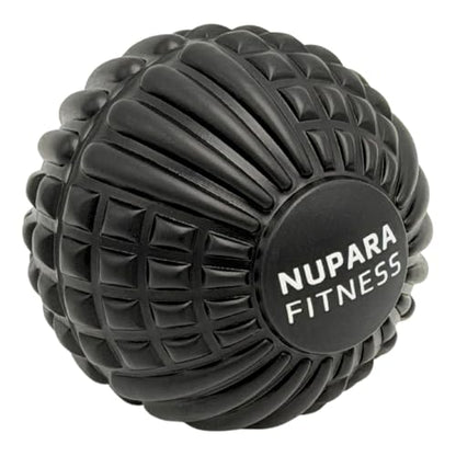Foam Trigger Point Massage Ball | 5 Inch Massage Ball | Large Massage Ball, Trigger Point Release Ball, Foam Massage Ball - color: Black