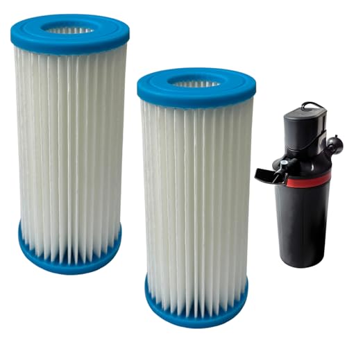 2 Pack Micron Cartridge Compatible with Marineland Magnum ML90770 Canister Filters & Polishing Internal Canister Filter ML90770, Compare to Part# PA0140 - size: 2 Pack Canister Filters